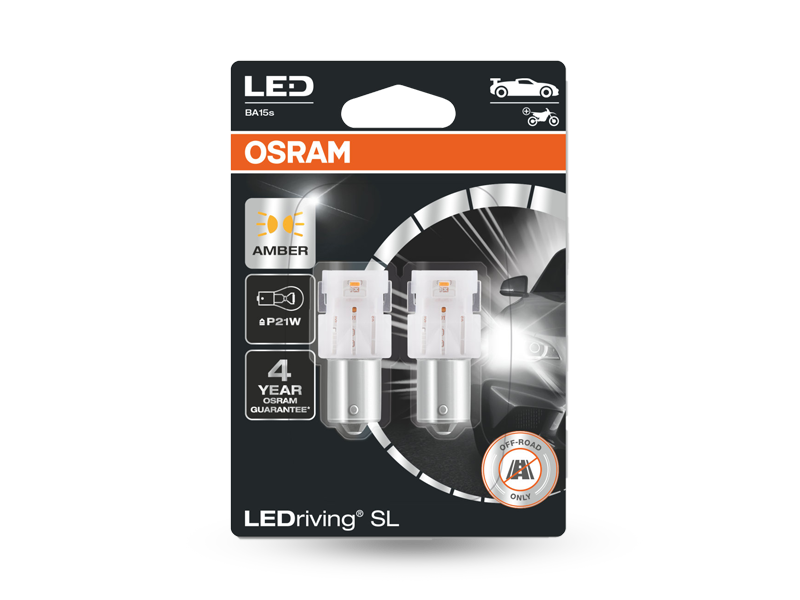 Osram LEDriving SL 7506DYP-02B P21W 12V 1,3W 2db